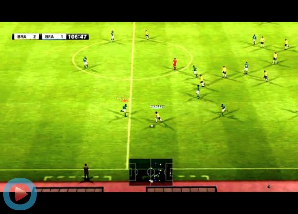 ECL2012第4赛季实况足球线下赛3、4名决赛 李跃华（巴西）VS张磊（巴西）