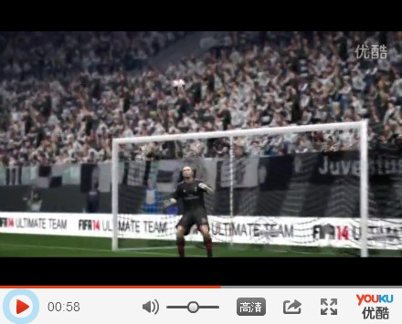 《FIFA 14》最新游戏演示预告片